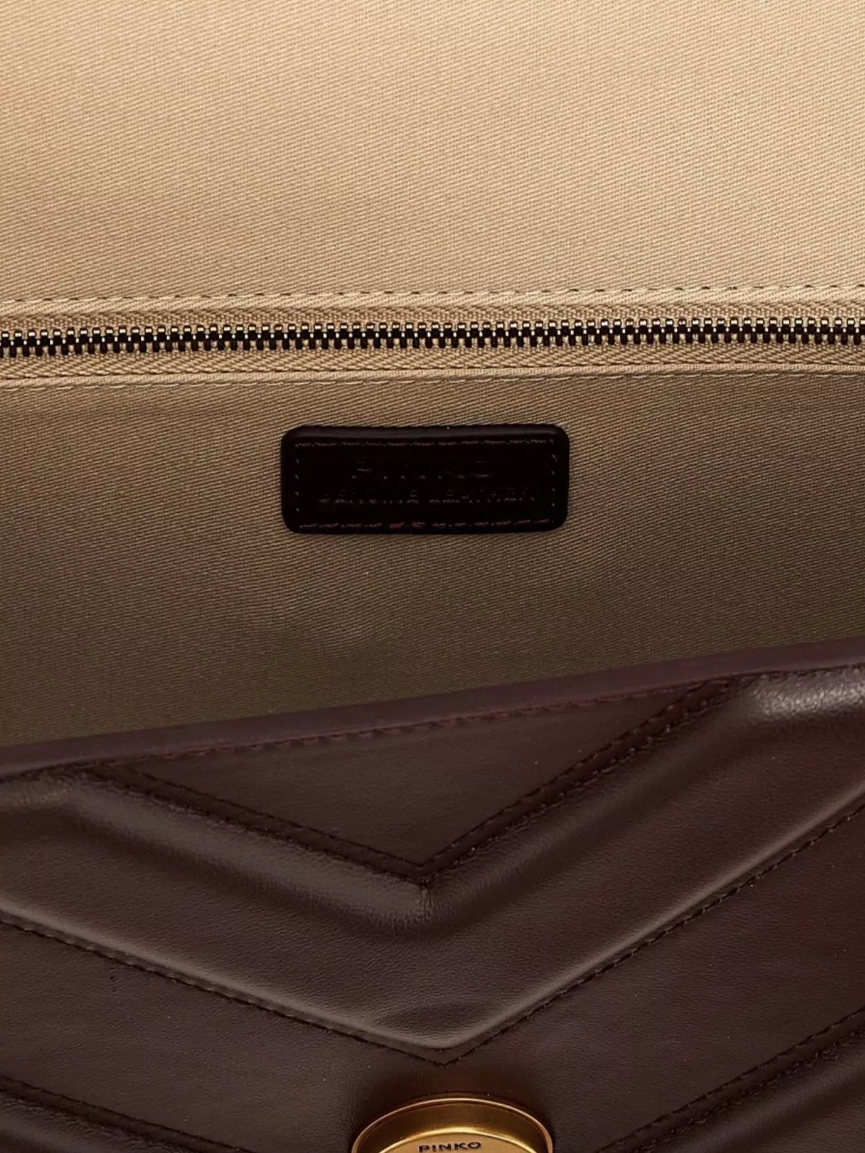 Pinko 'Beloved Chevron Light' Crossbody Bag