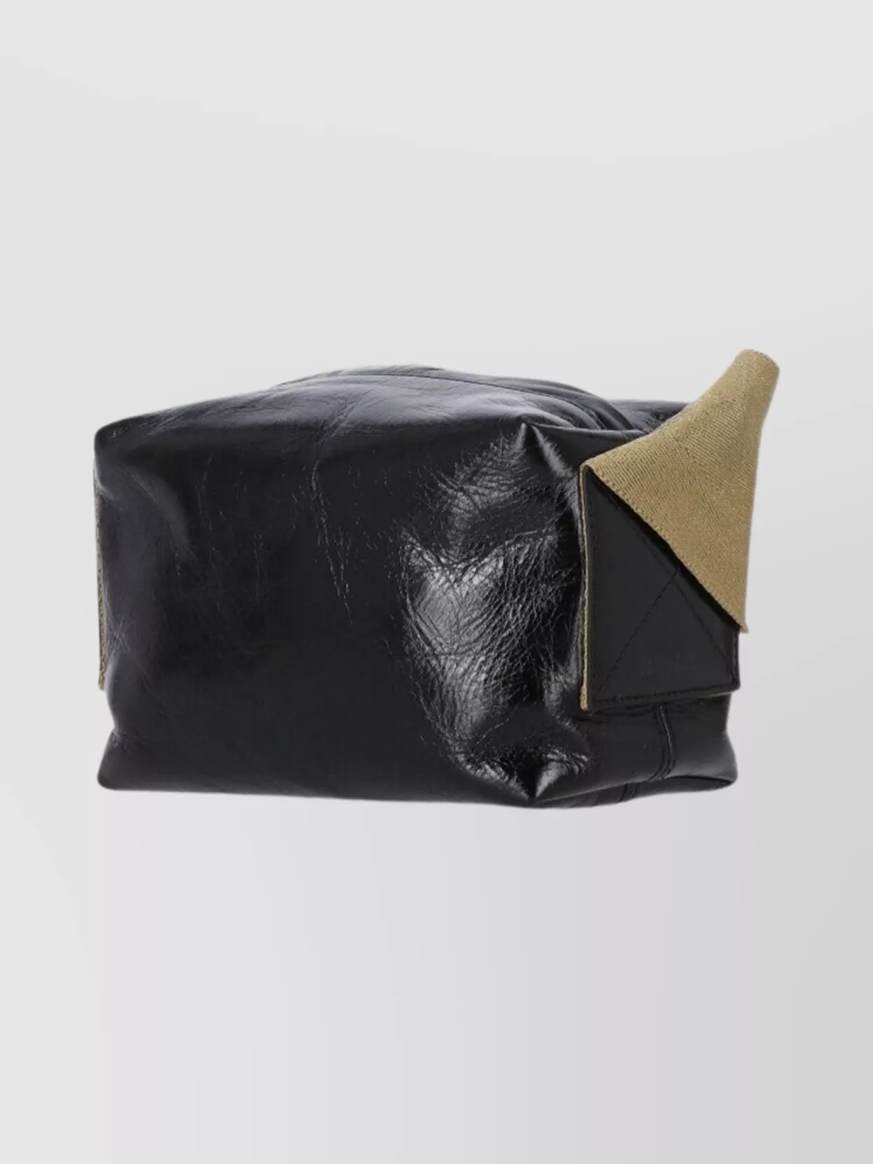 Uma Wang Textured Leather Shoulder Bag With Adjustable Strap
