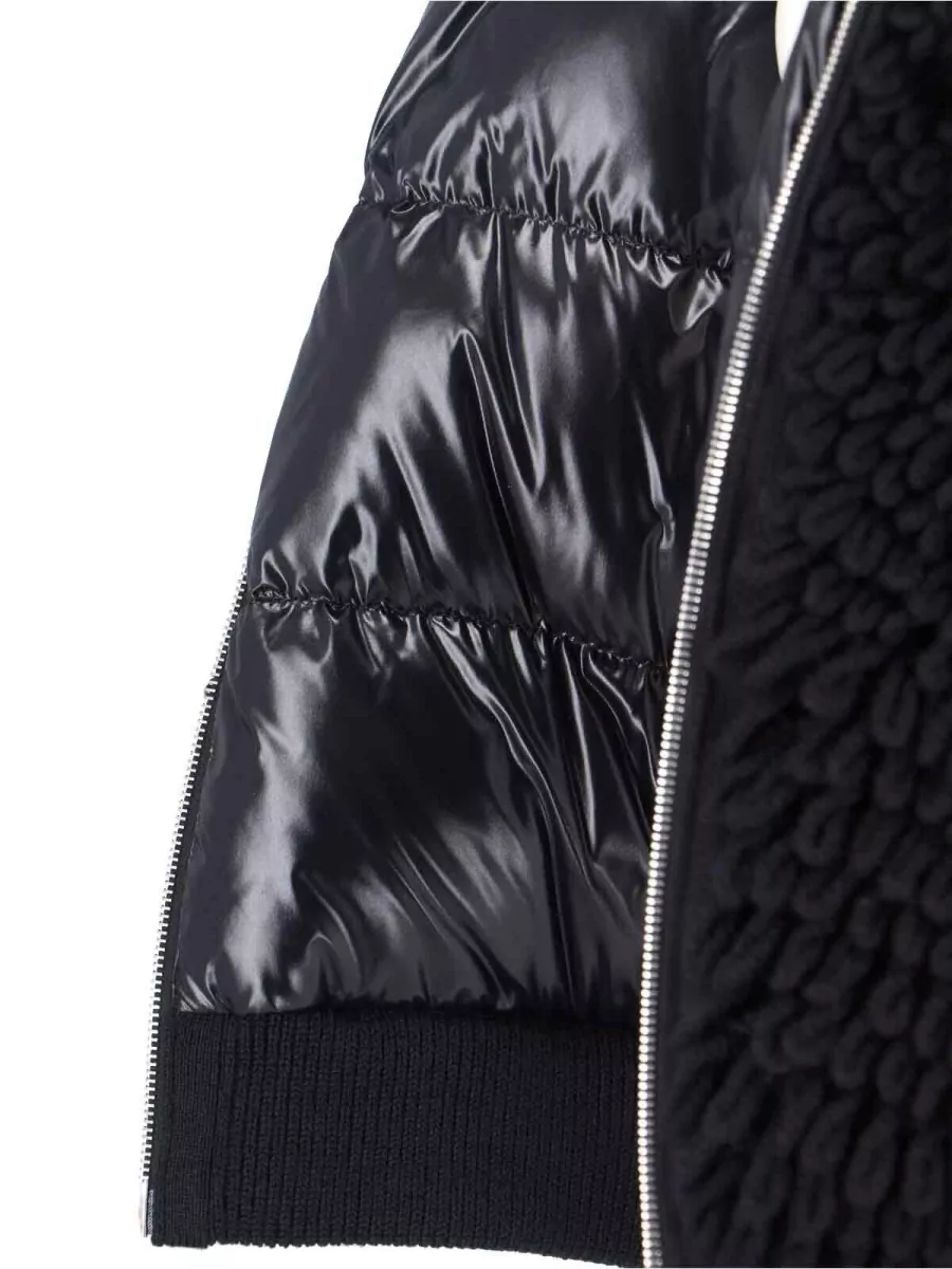 Moncler Genius High Collar Jacket Ribbed Cuffs Hem
