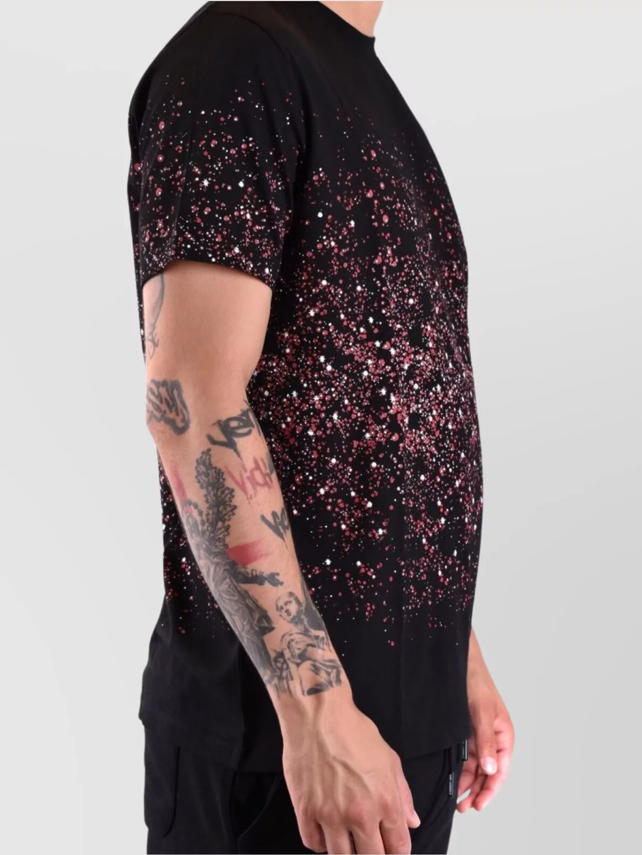 Karl Lagerfeld Graphic Print Round Neck Short Sleeves T-Shirt