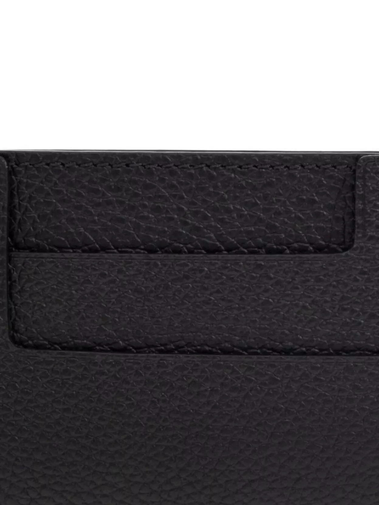 Tom Ford Compact Textured Card Holder With Beveled Edges