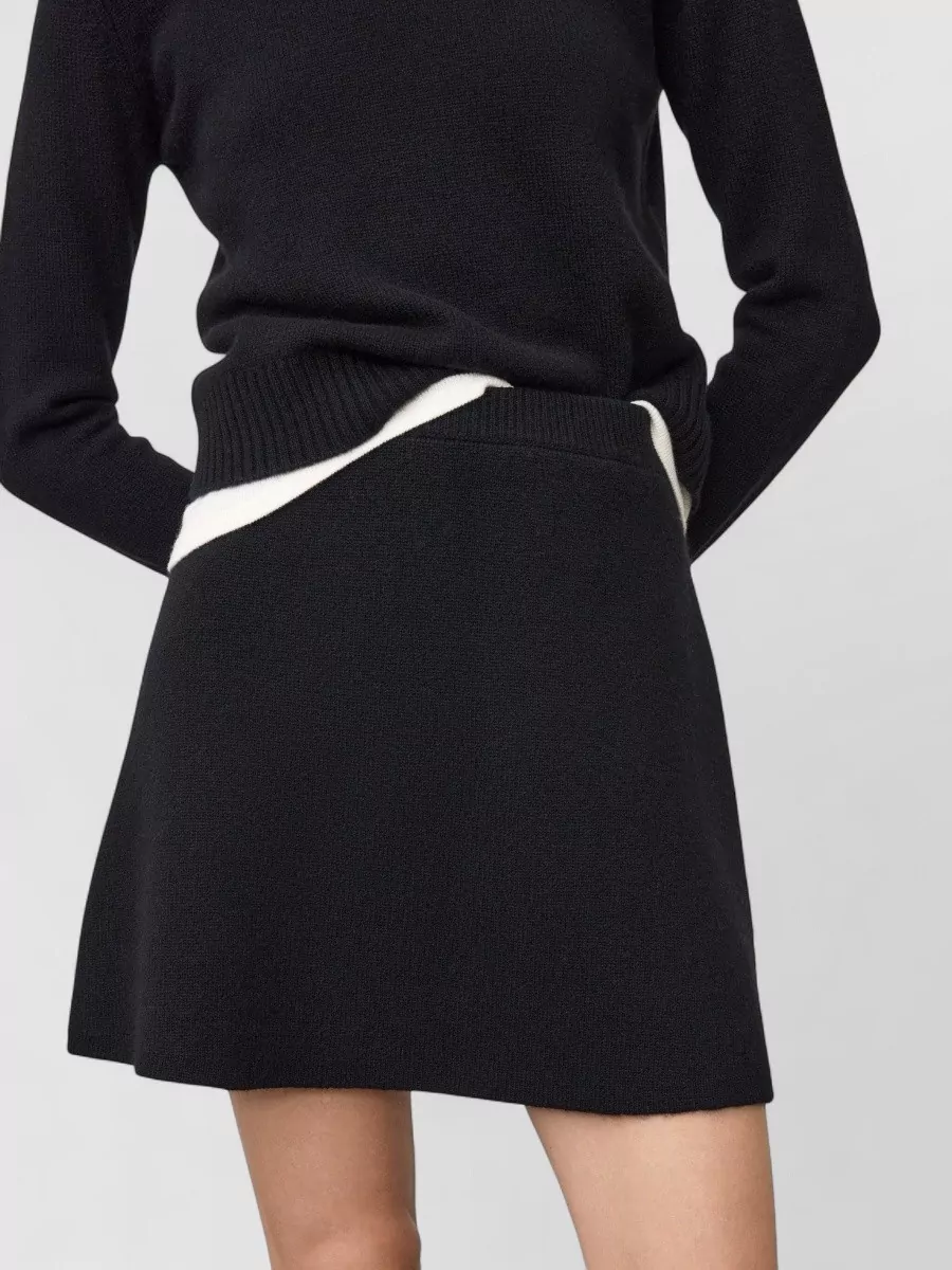 Lisa Yang Cashmere Knitted Flared Mini Skirt
