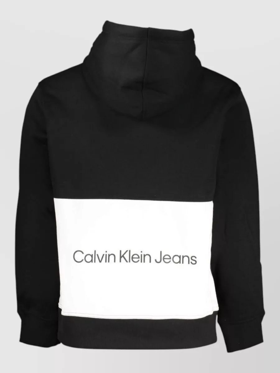 Calvin Klein Logo-Print Hooded Sweatshirt