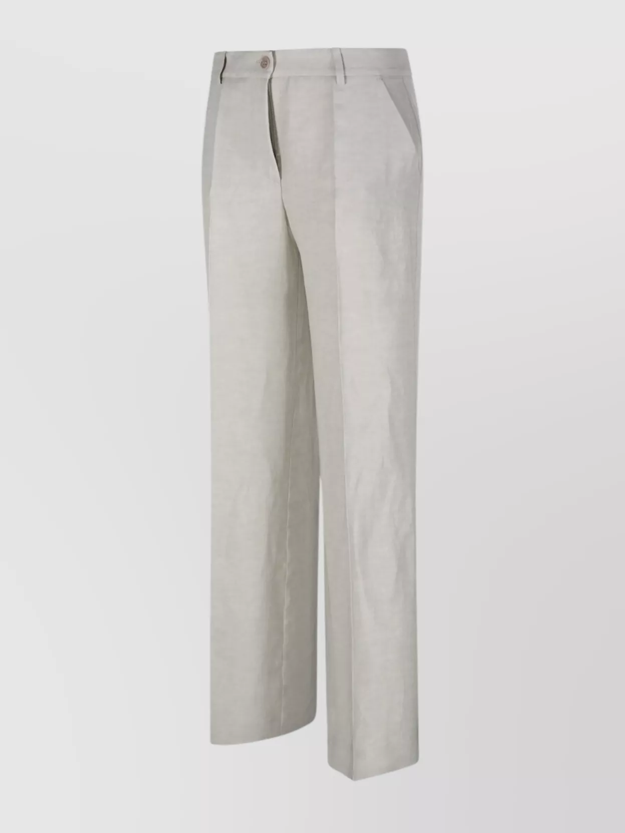 Shop P.a.r.o.s.h Trousers Front Pleats Belt Loops