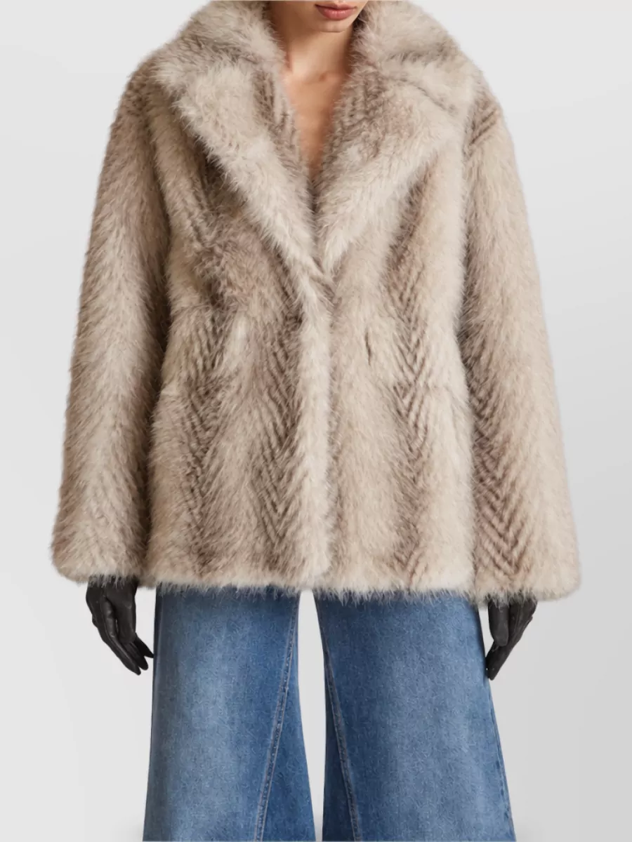 Simona Corsellini Faux Fur Coat