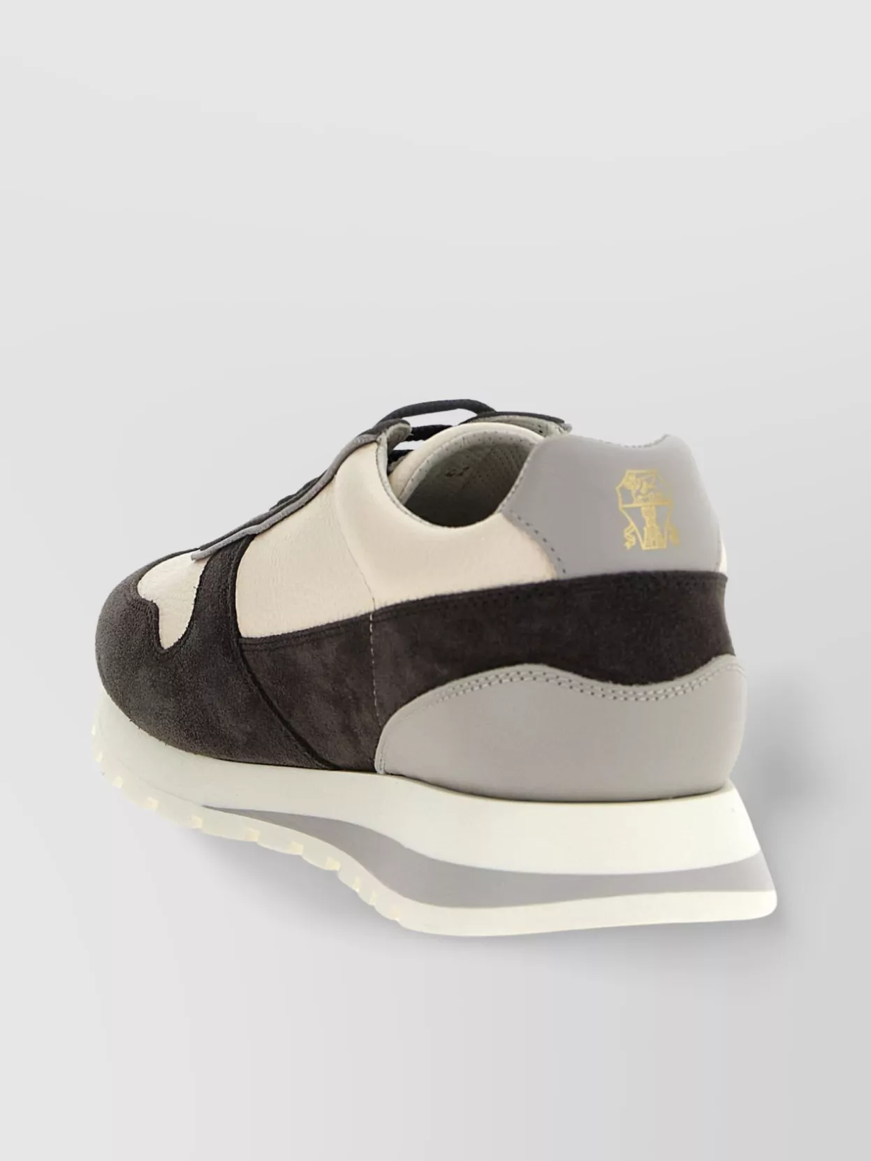 Brunello Cucinelli Leather Sneakers In Brown