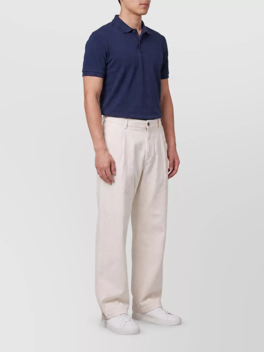Barena Cotton Pleated Cropped Carrot Trousers