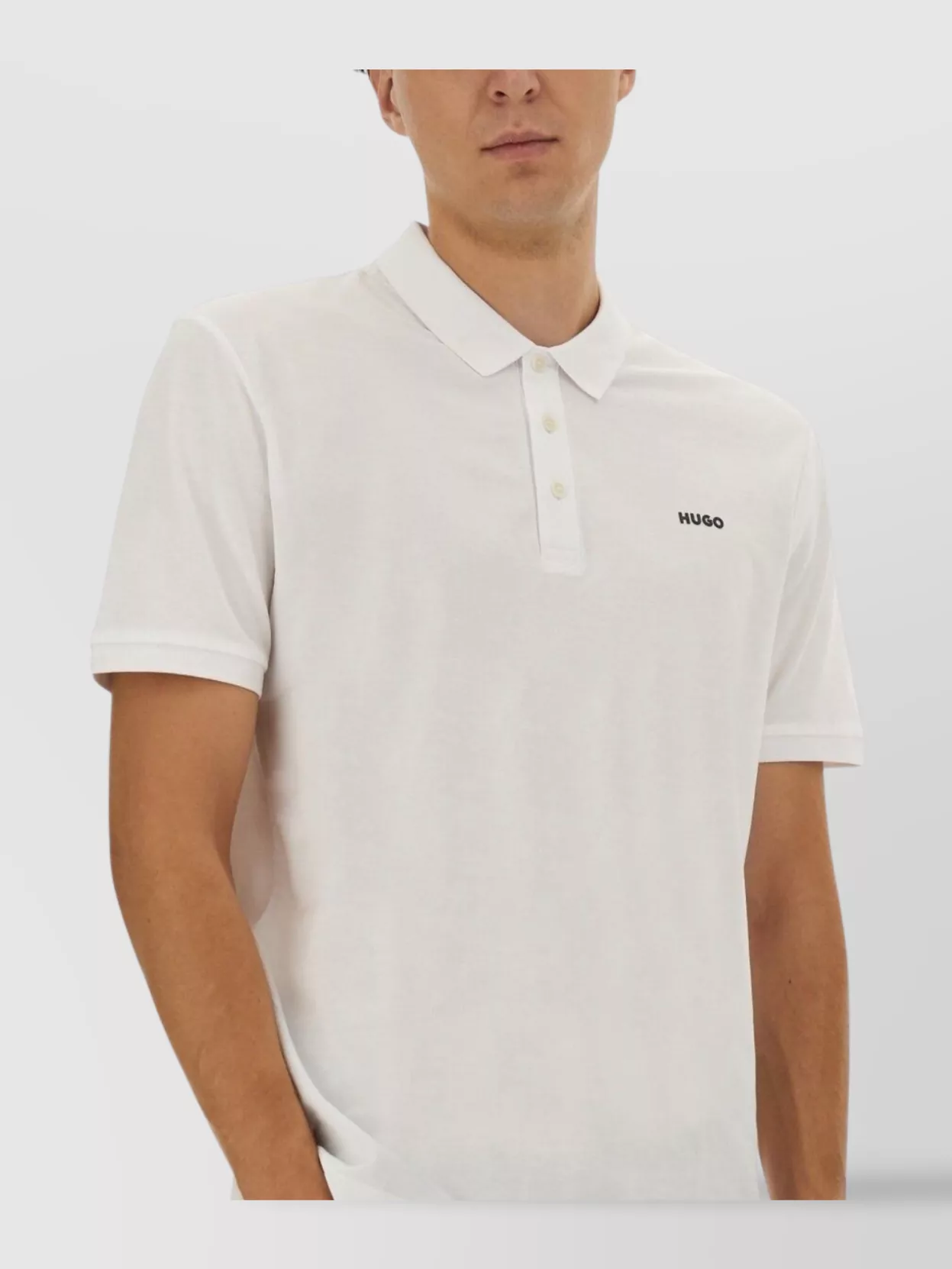 Hugo "Donos" Shirt With Collar And Short Sleeves