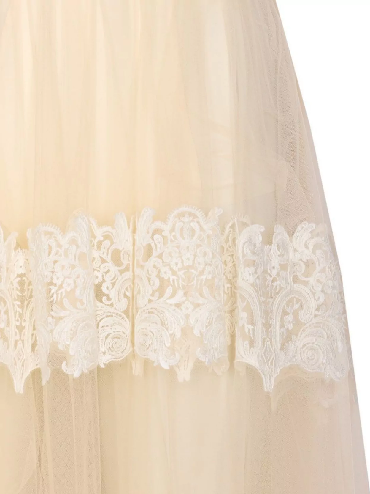Elisabetta Franchi Couture Skirt Lace Detailing