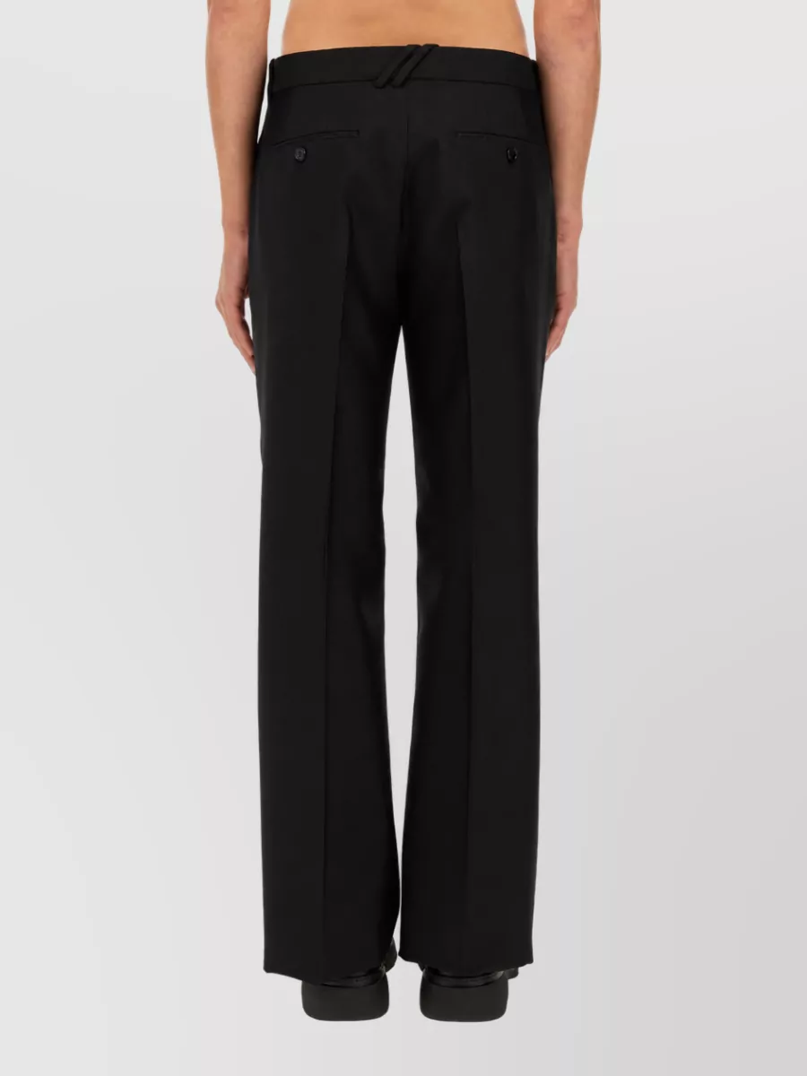 Burberry Virgin Wool Silk Tailored Trousers