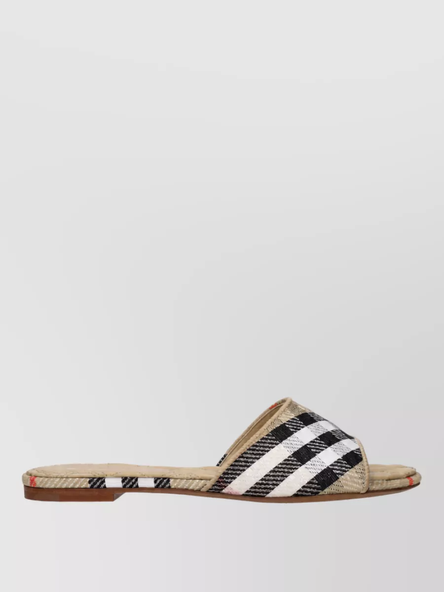 Burberry Fabric Mules