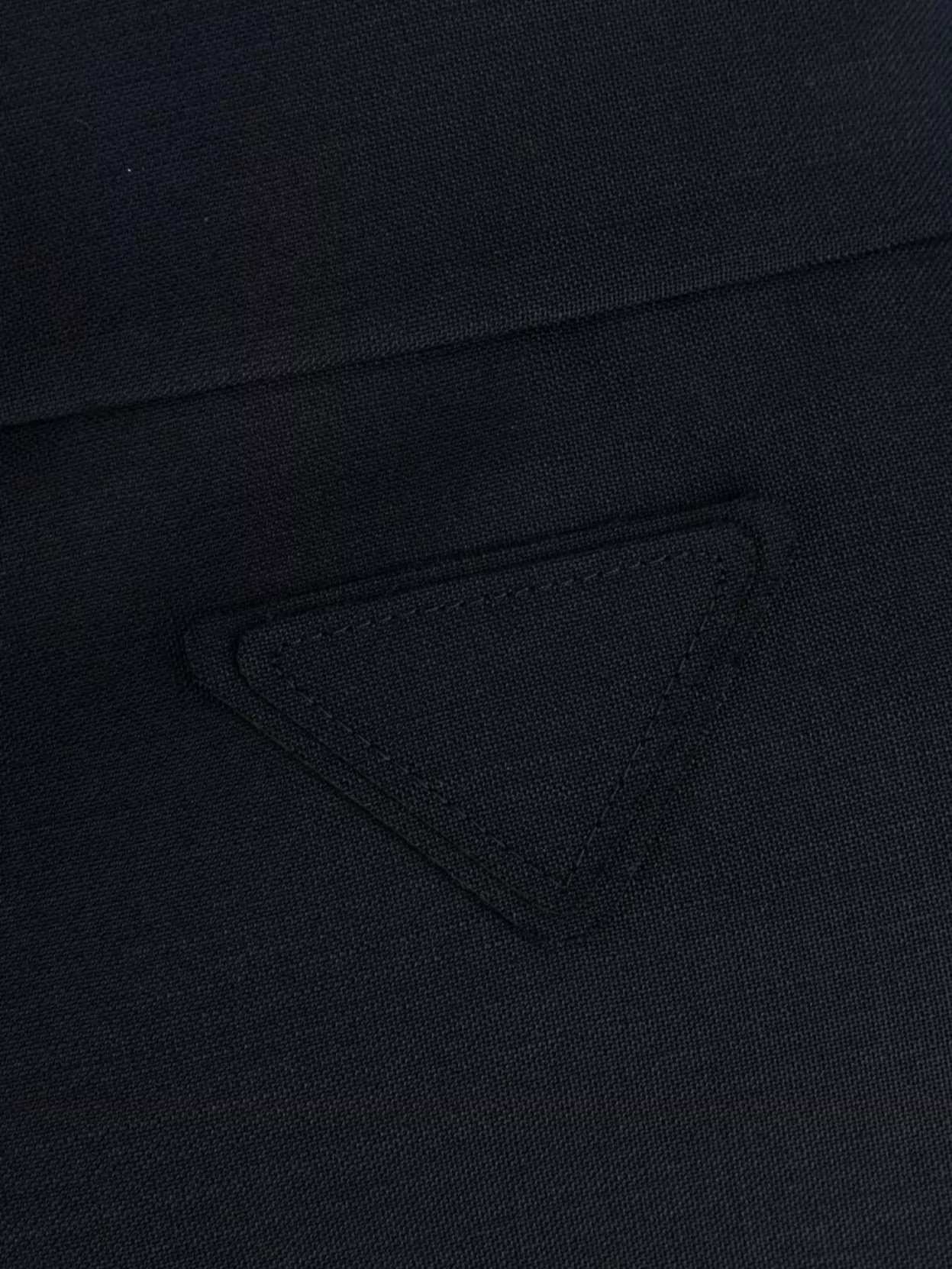 Prada Cropped Notched Lapel Jackets