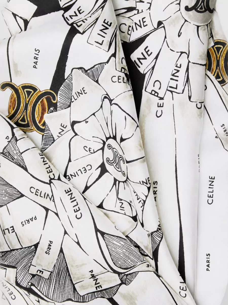 Celine Silk Printed Scarf