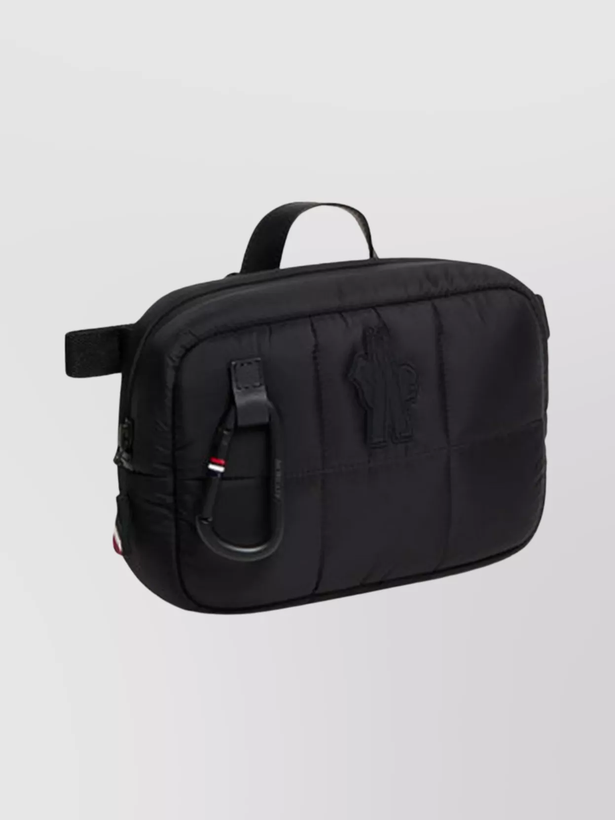 Moncler Quilted Nylon Shoulder Bag With Adjustable Strap