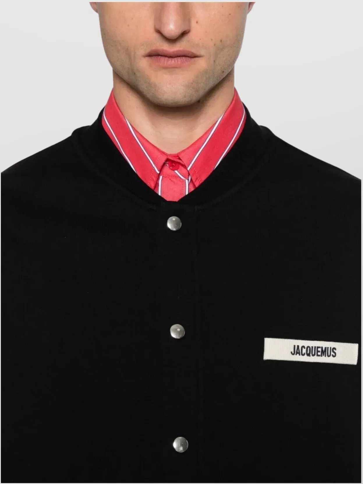 Jacquemus Grosgrain Ribbed Cuffs Drop Shoulders