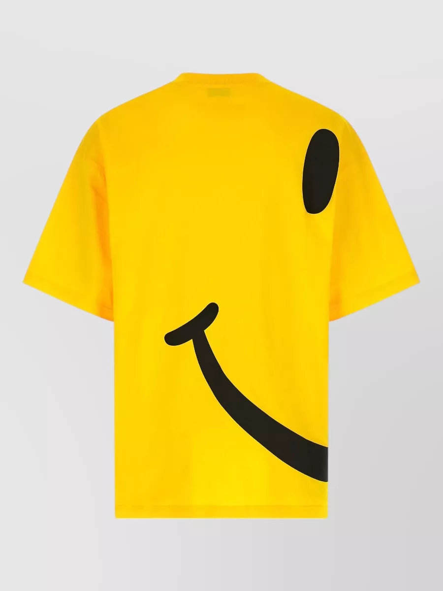Moschino Cotton Smiley Print T-Shirt