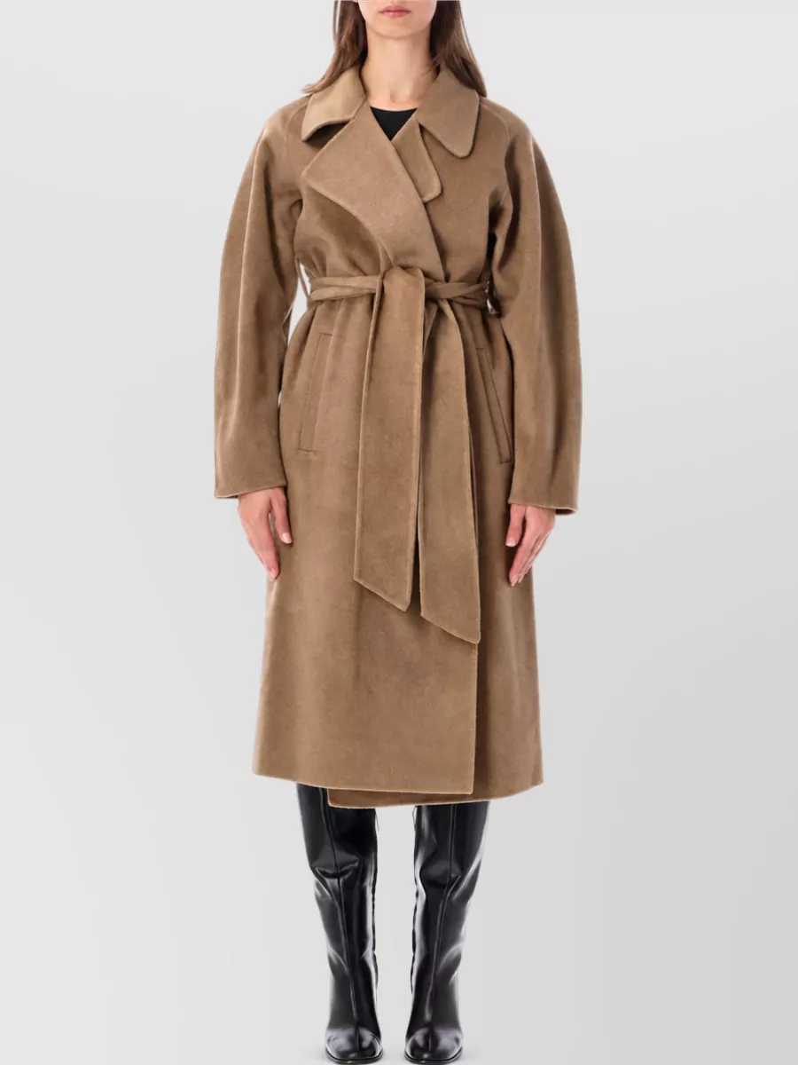 Soeur cashmere wool trench coat