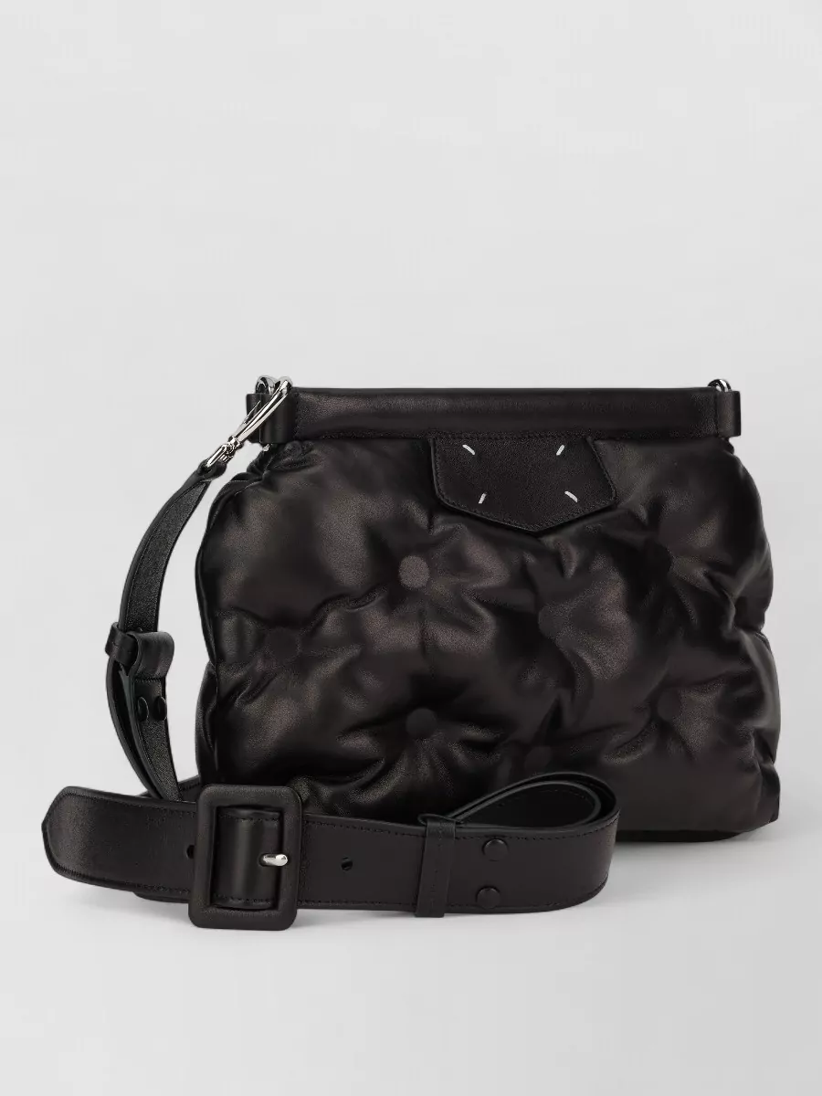 Maison Margiela Glam Slam Leather Quilted Clutch Bag
