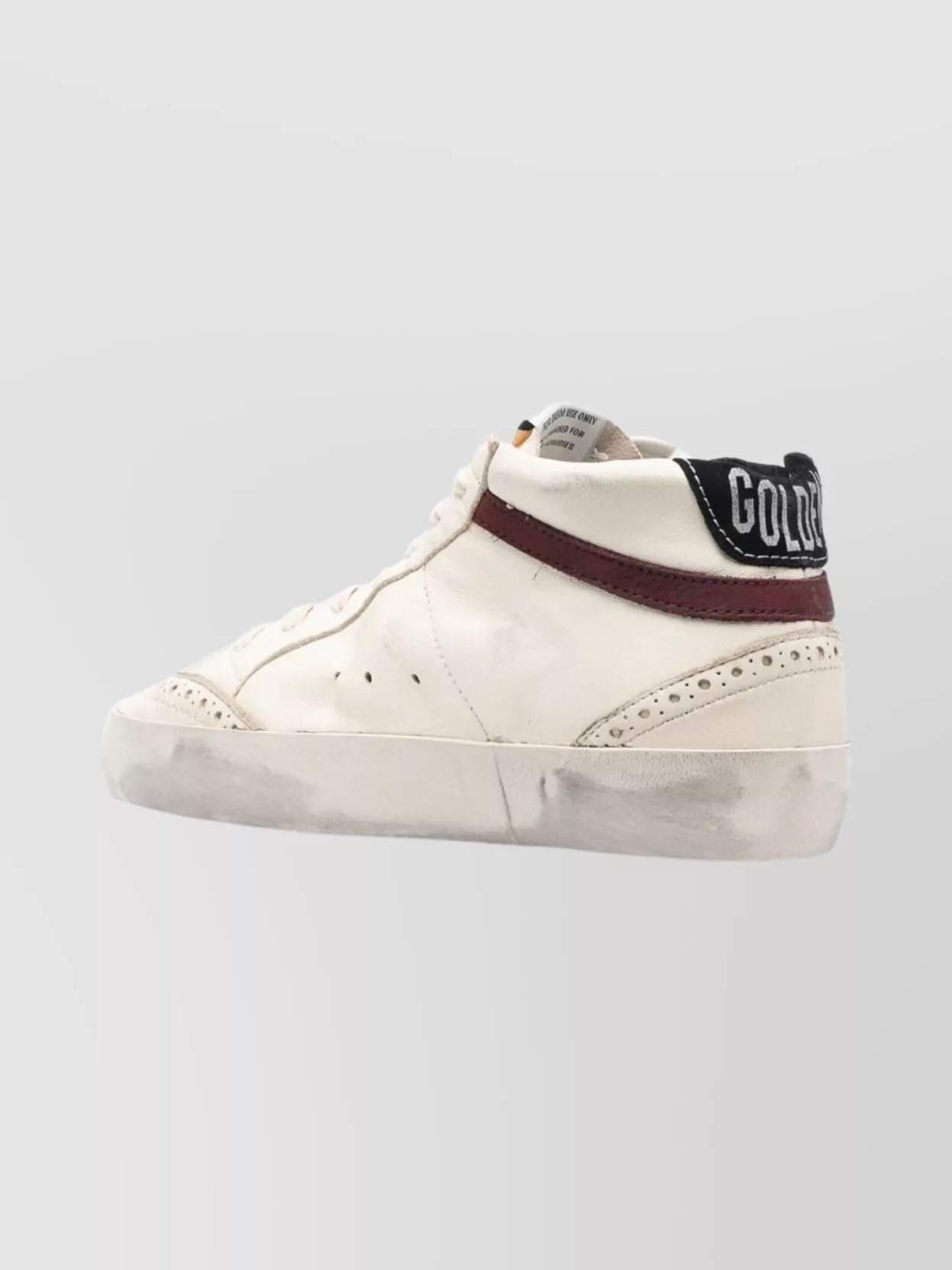 Golden Goose Low Top Sneakers With Glitter Star And Perforations