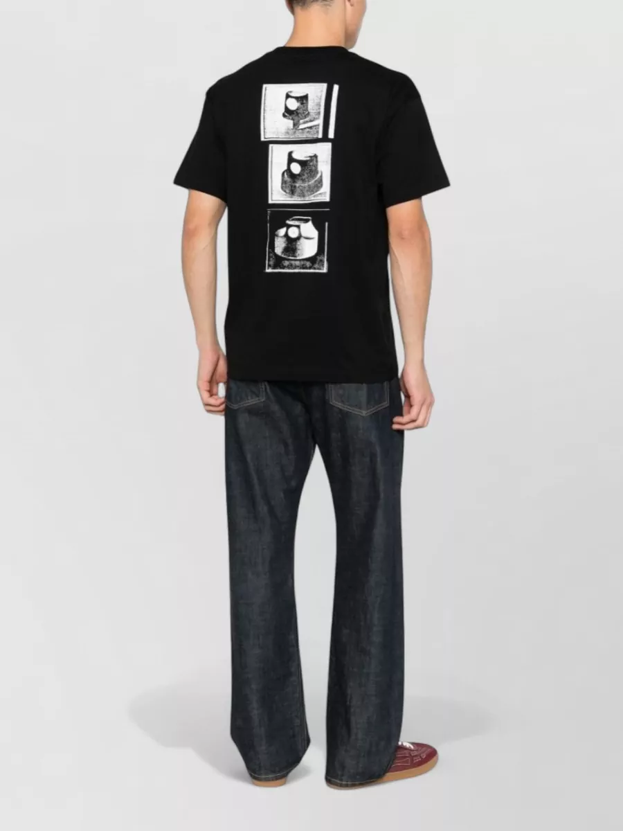 Carhartt Wip Logo Cotton T-Shirt Short Sleeves Crew Neck