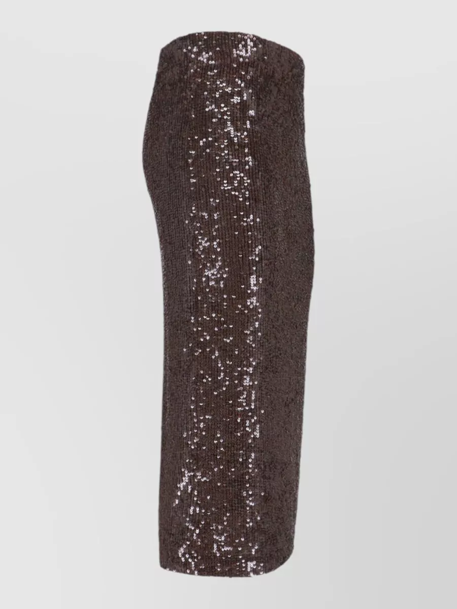 Parosh Knee-Length Fitted Skirt