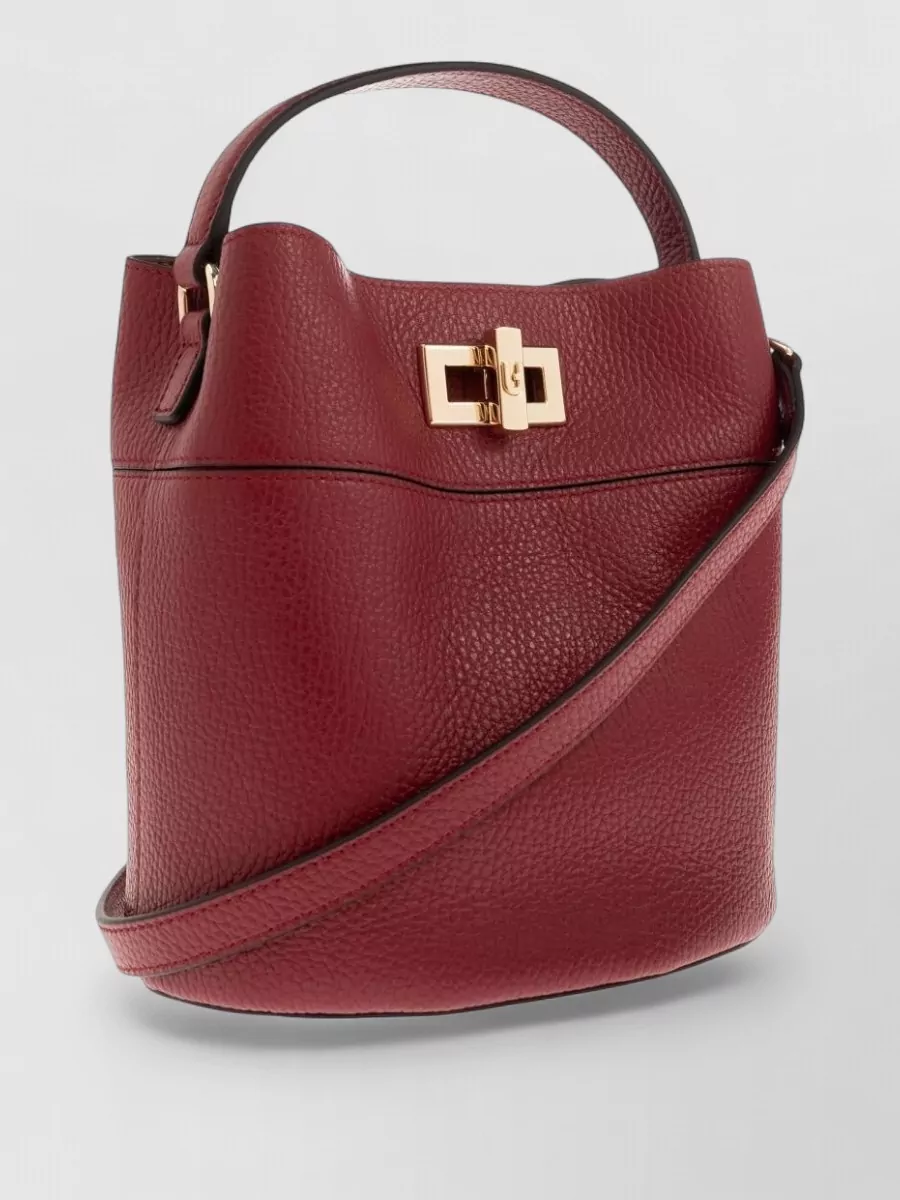 Furla Mini Leather Bucket Bag