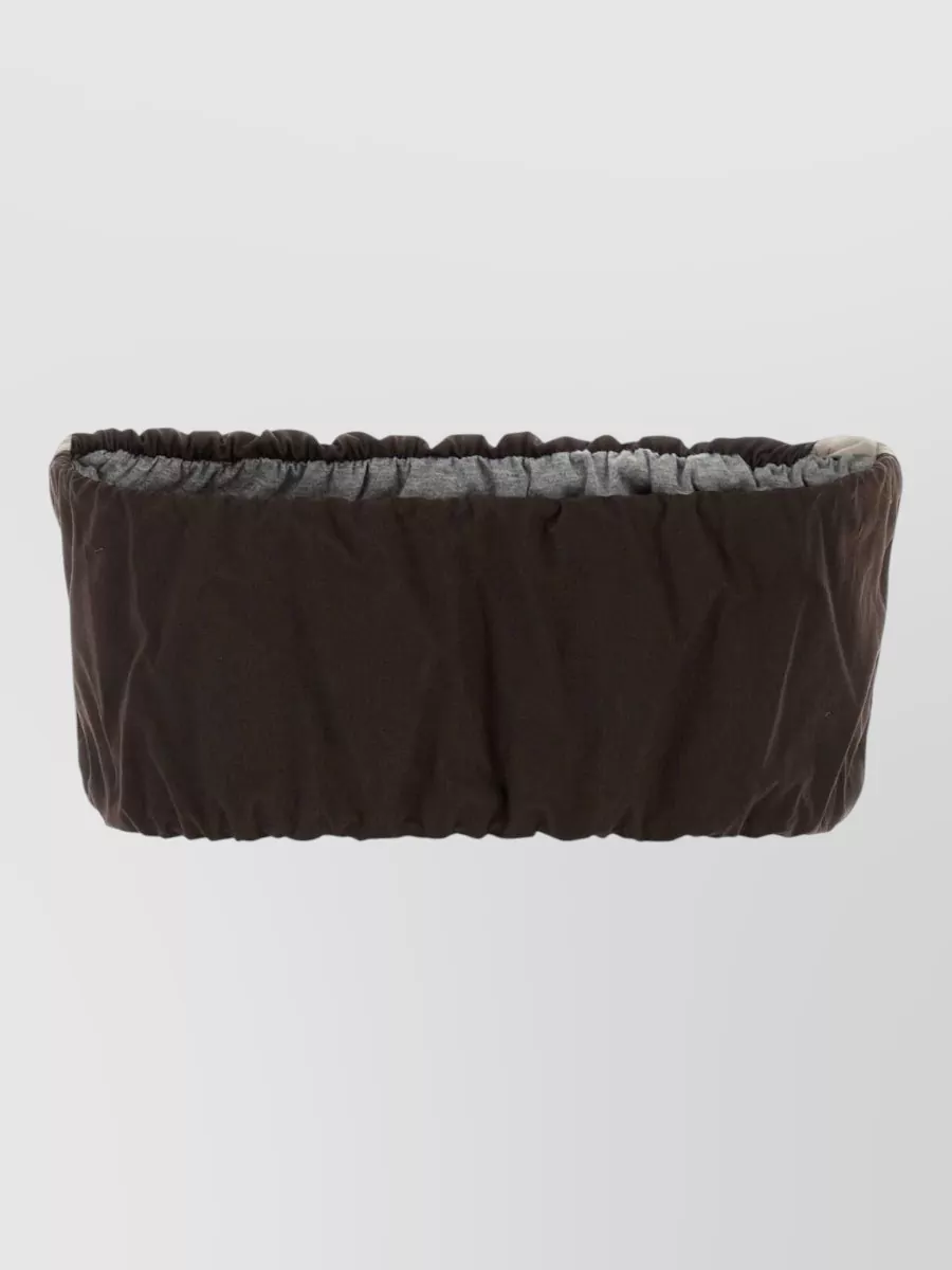 Miu Miu Cotton Twill Bra Top