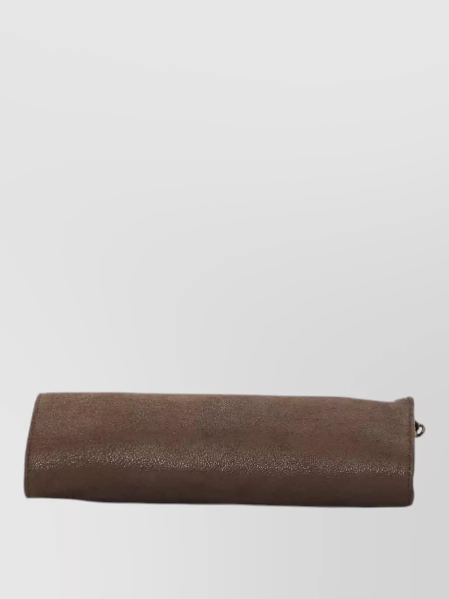Stella Mccartney Falabella Mini Faux Suede Clutch Bag