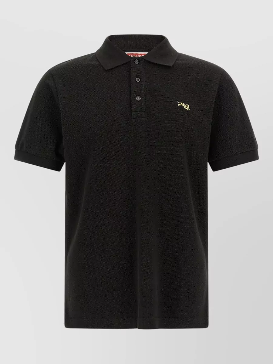Kenzo cotton piqué slim-fit polo shirt
