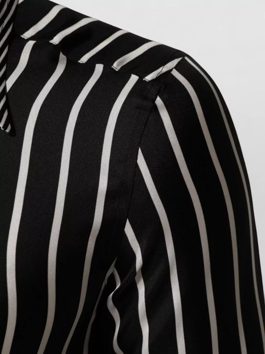 Dolce&Gabbana Silk Striped Dress Shirt