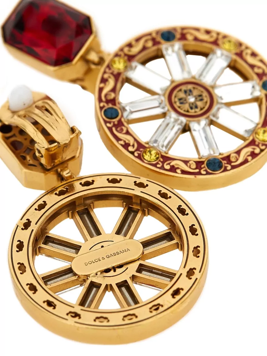 Dolce&Gabbana Leather Earrings