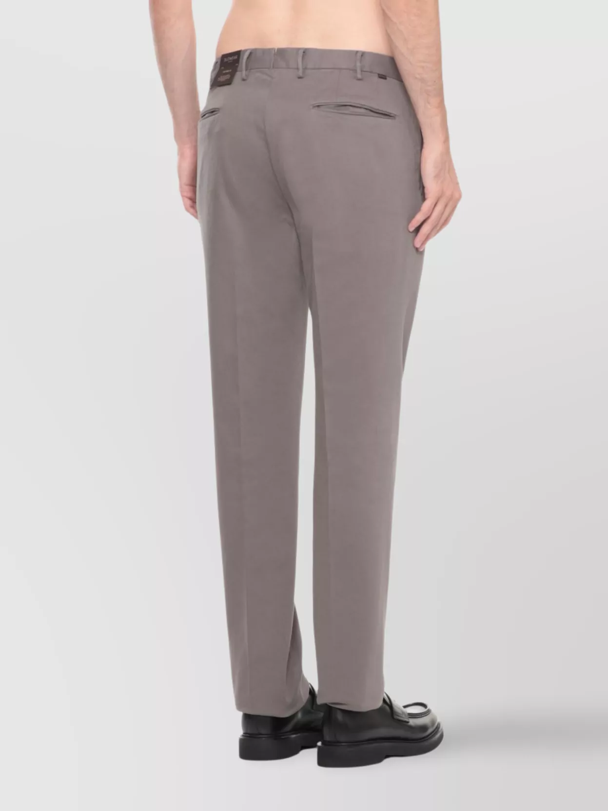 Incotex Straight Fit Cotton Trousers And Pockets