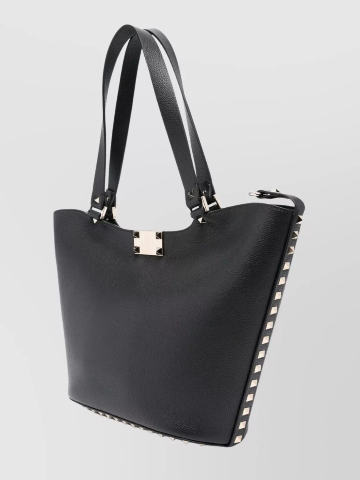Valentino Garavani Small Leather Tote Bag With Rockstud Embellishment