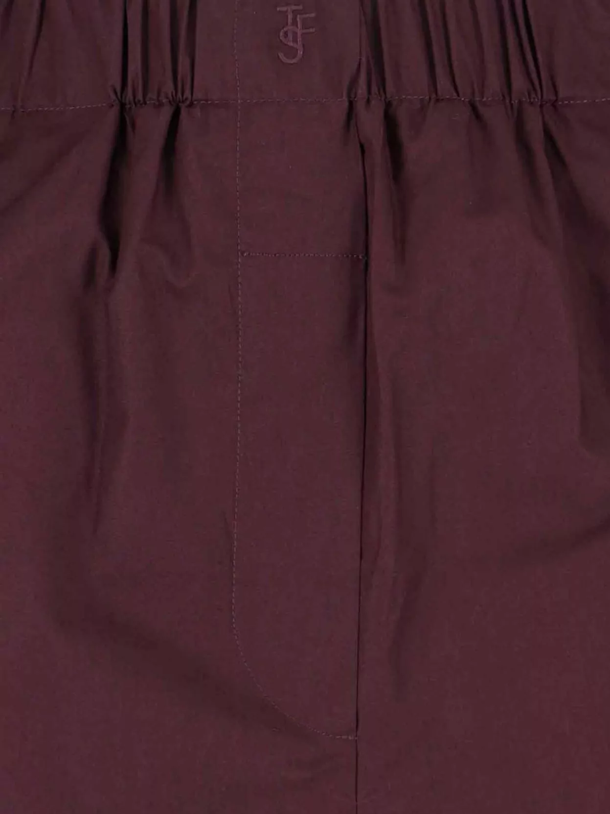 The Frankie Shop Straight Cut Shorts With Elastic Waistband And Back Pocket