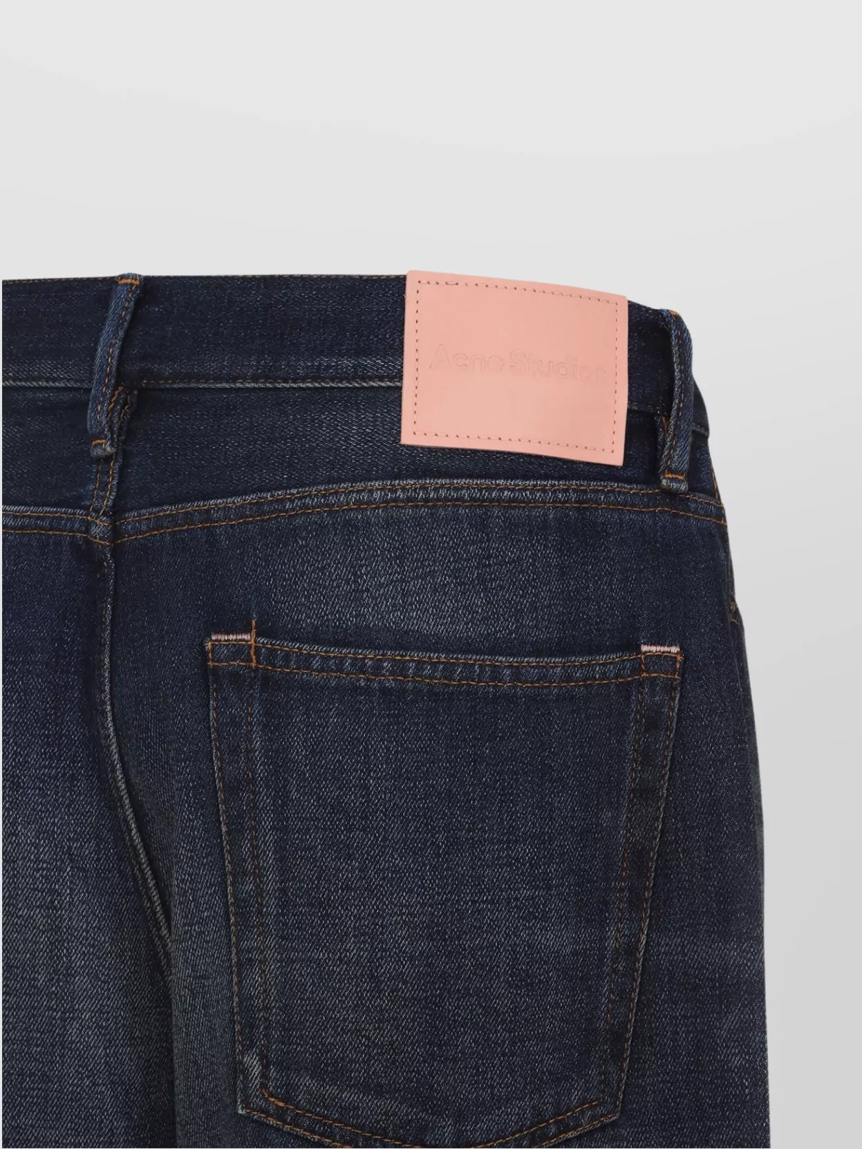 Acne Studios Yoyogi Jeans With Belt Loops And Wide Leg