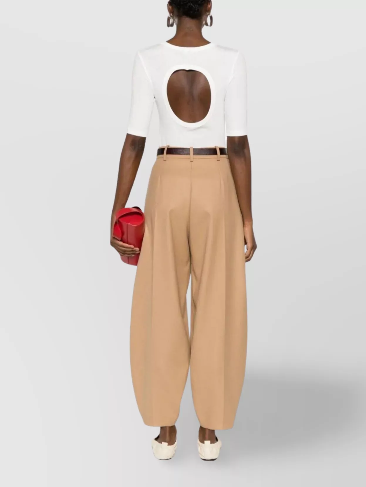 Fabiana Filippi Round Neck Jersey Top