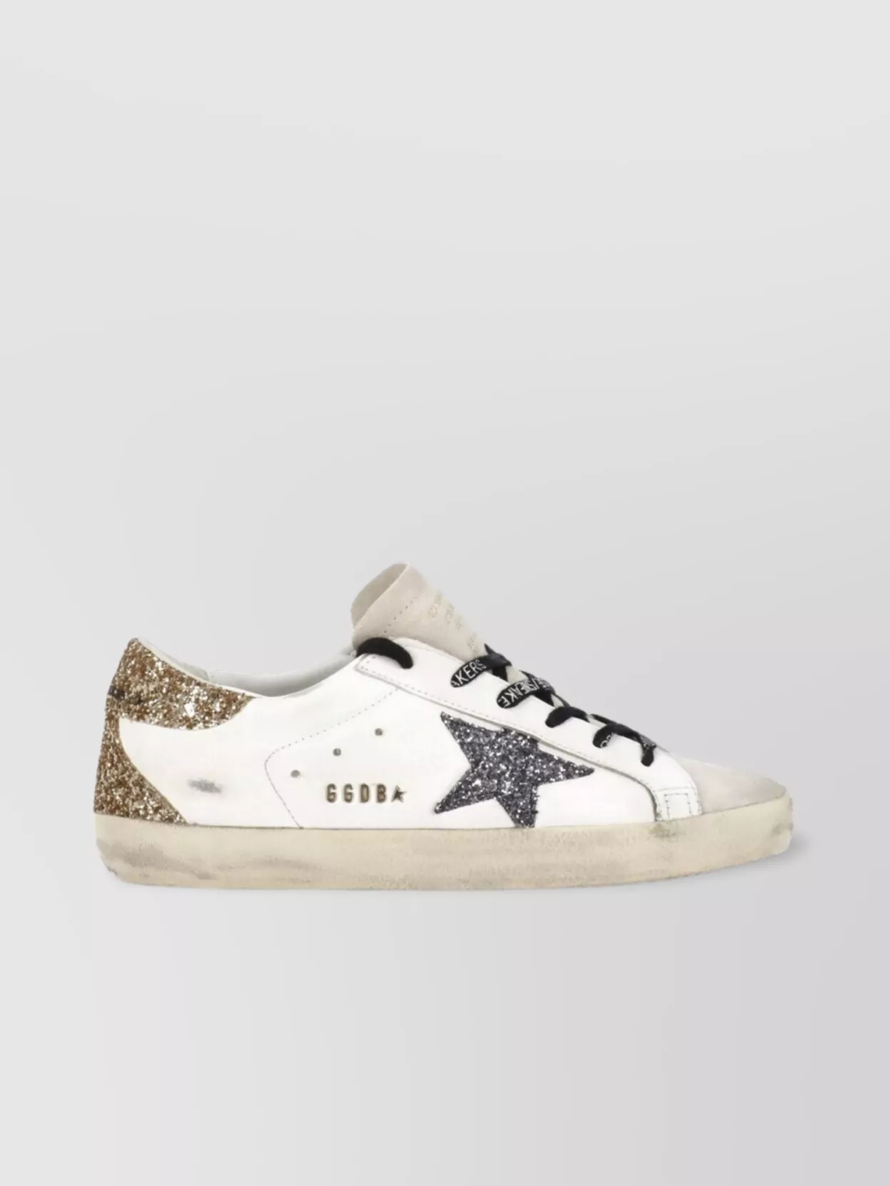 Golden Goose Glitter Logoed Heel Low Top Sneakers