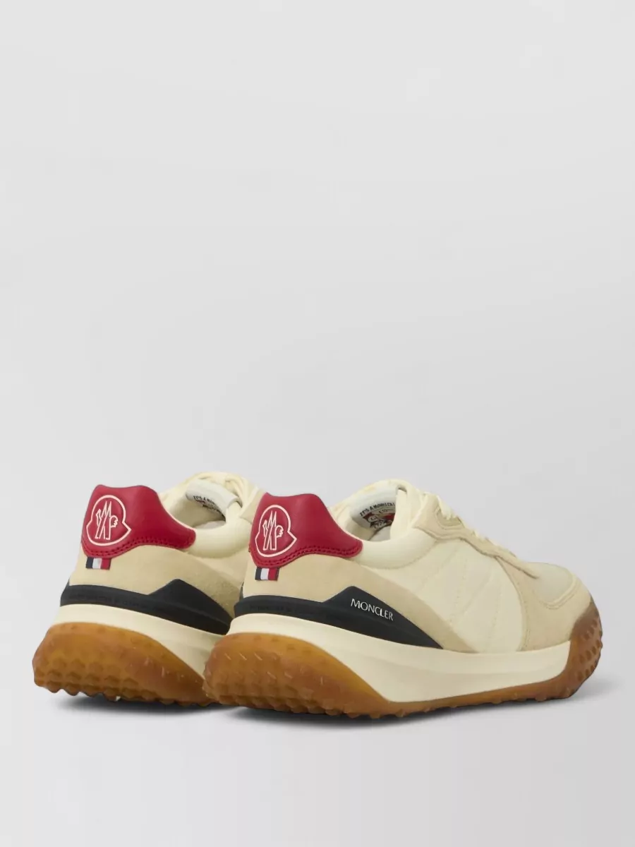Moncler Paneled Logo-Print Low-Top Sneakers