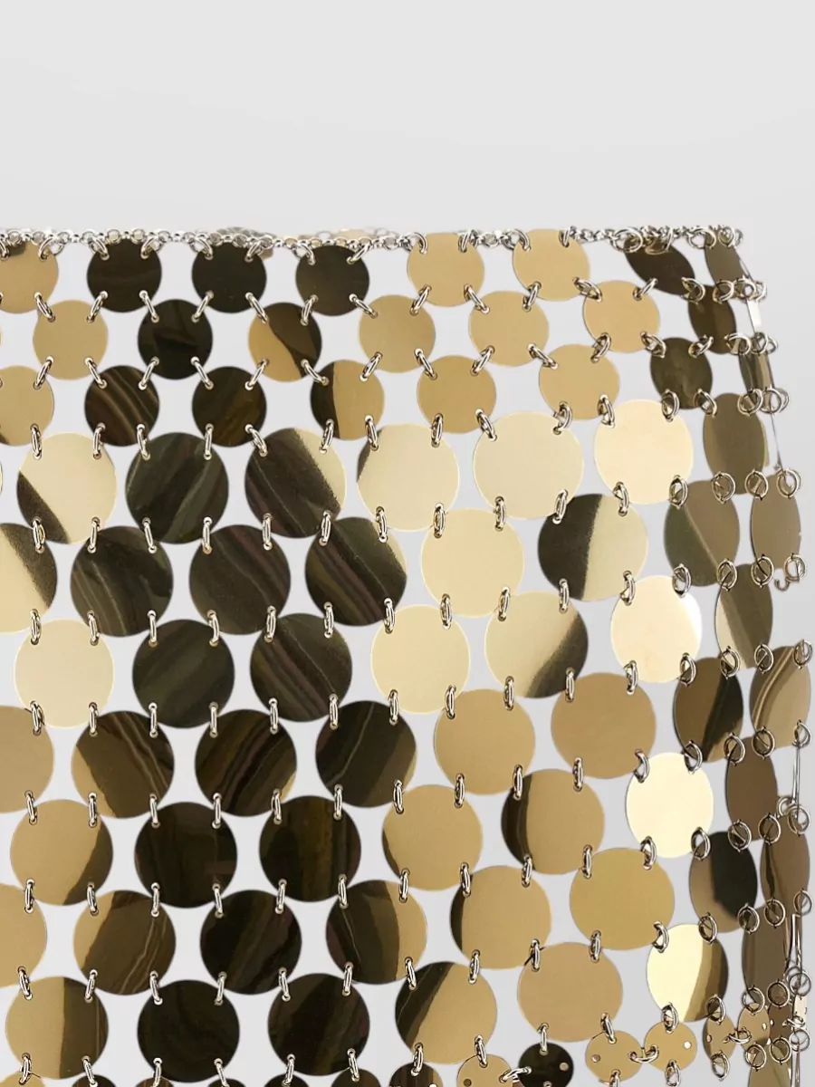 Paco Rabanne Sequin Mini Skirt