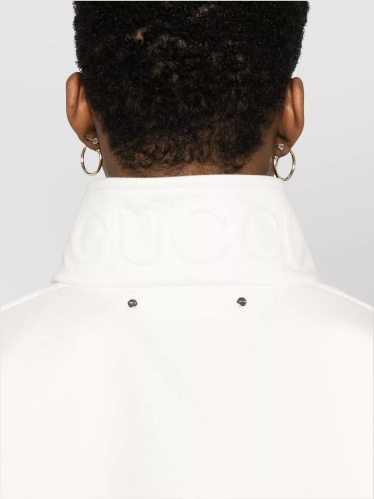 Gucci Band Collar Oversized Front Pockets Jacket