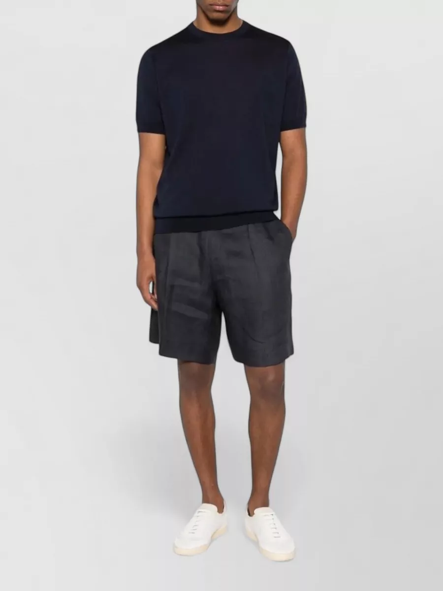 Lardini Linen Tailored Shorts