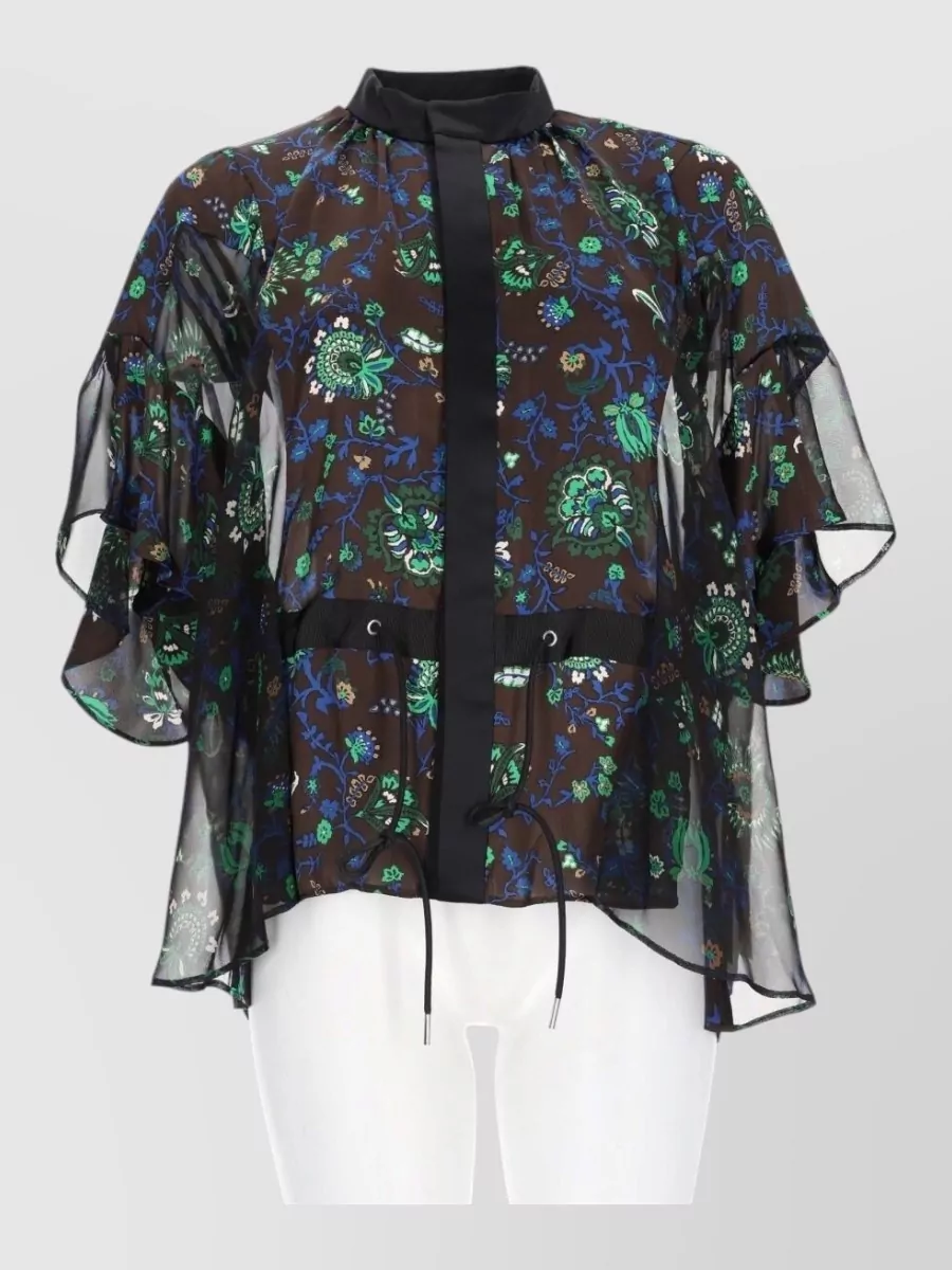 Sacai floral-print jacket