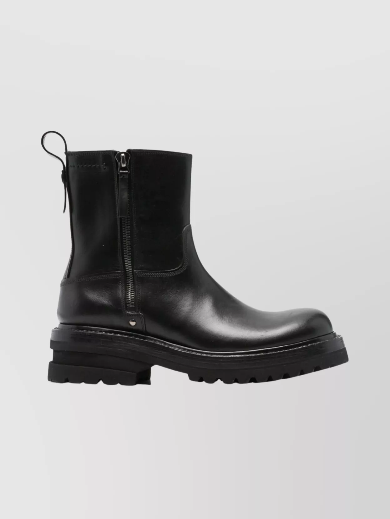Premiata Chunky Sole Round Toe Ankle Boots