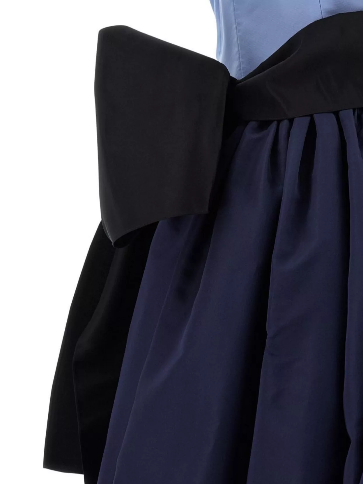 Carolina Herrera Strapless Two-Tone Floor-Length Dress
