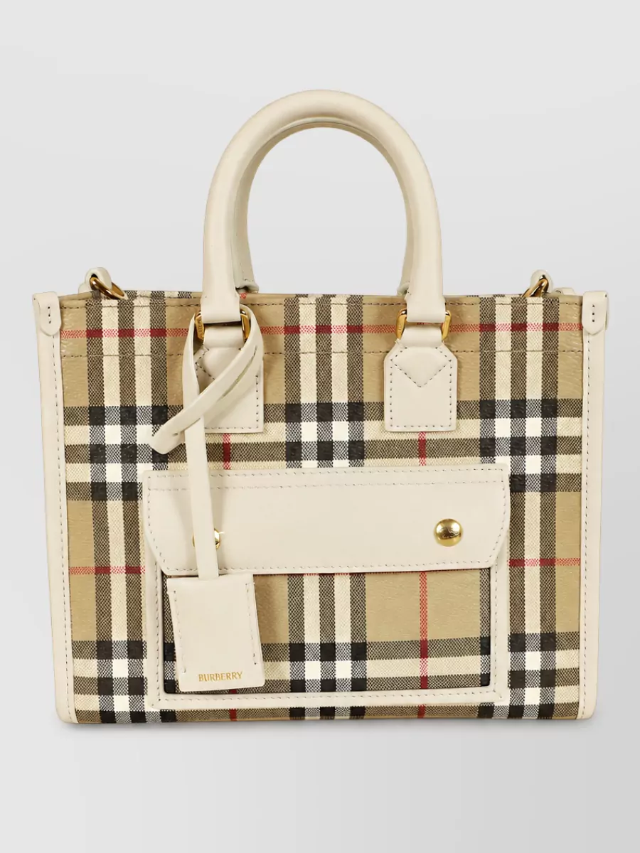 Burberry freya tote bag