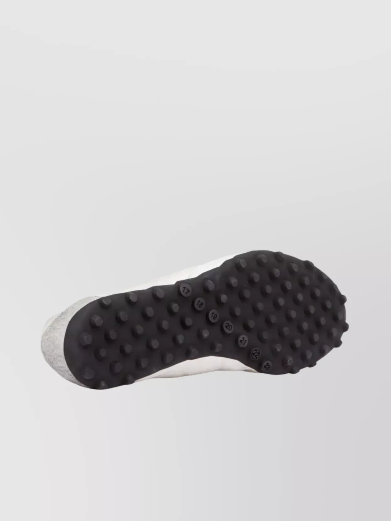 Maison Margiela White Low Top Sneakers With Logo Patch On The Tongue And Contrasting Heel In Cotton Blend Woman In White