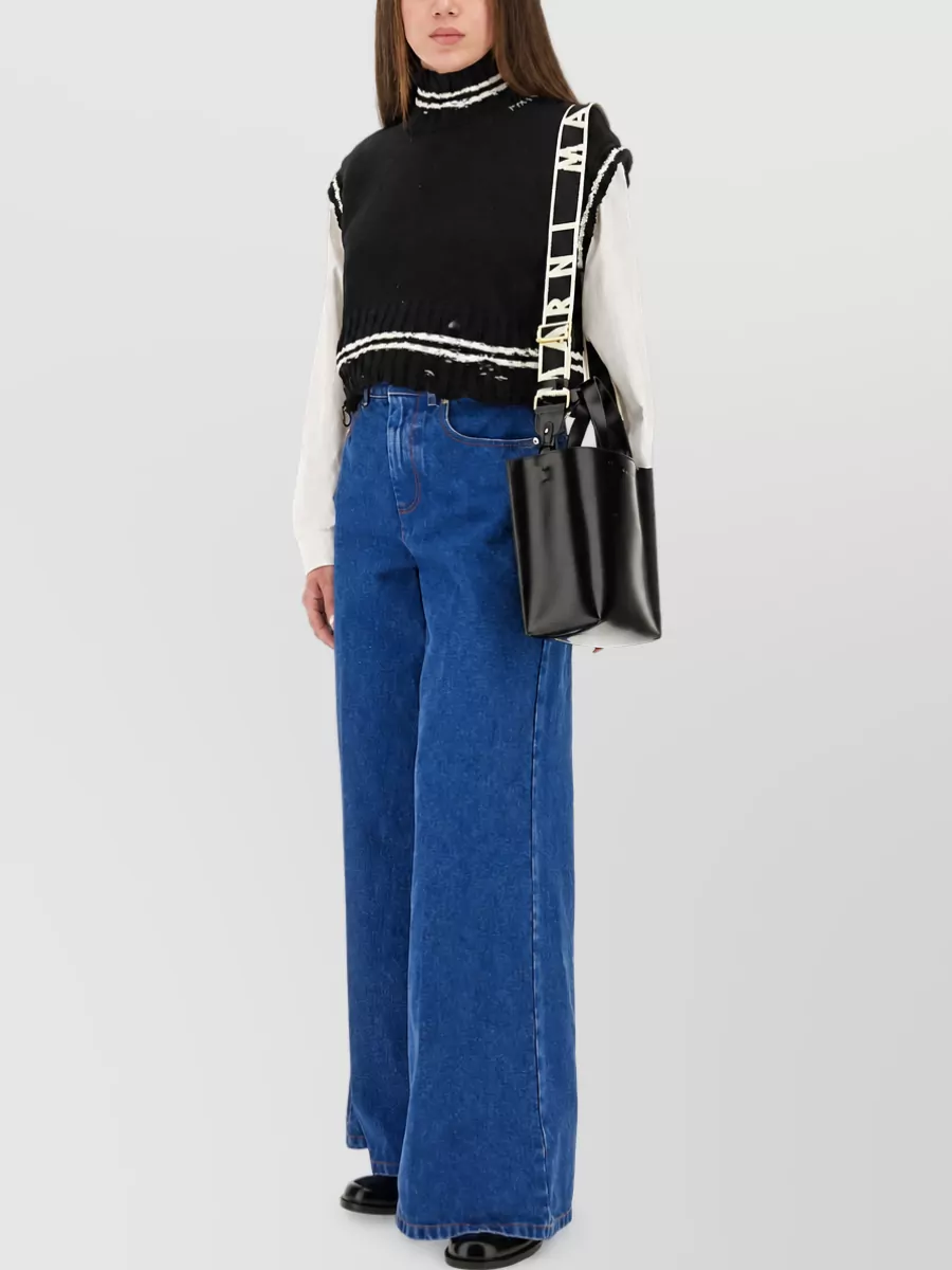 Marni Denim Wide Leg Jeans