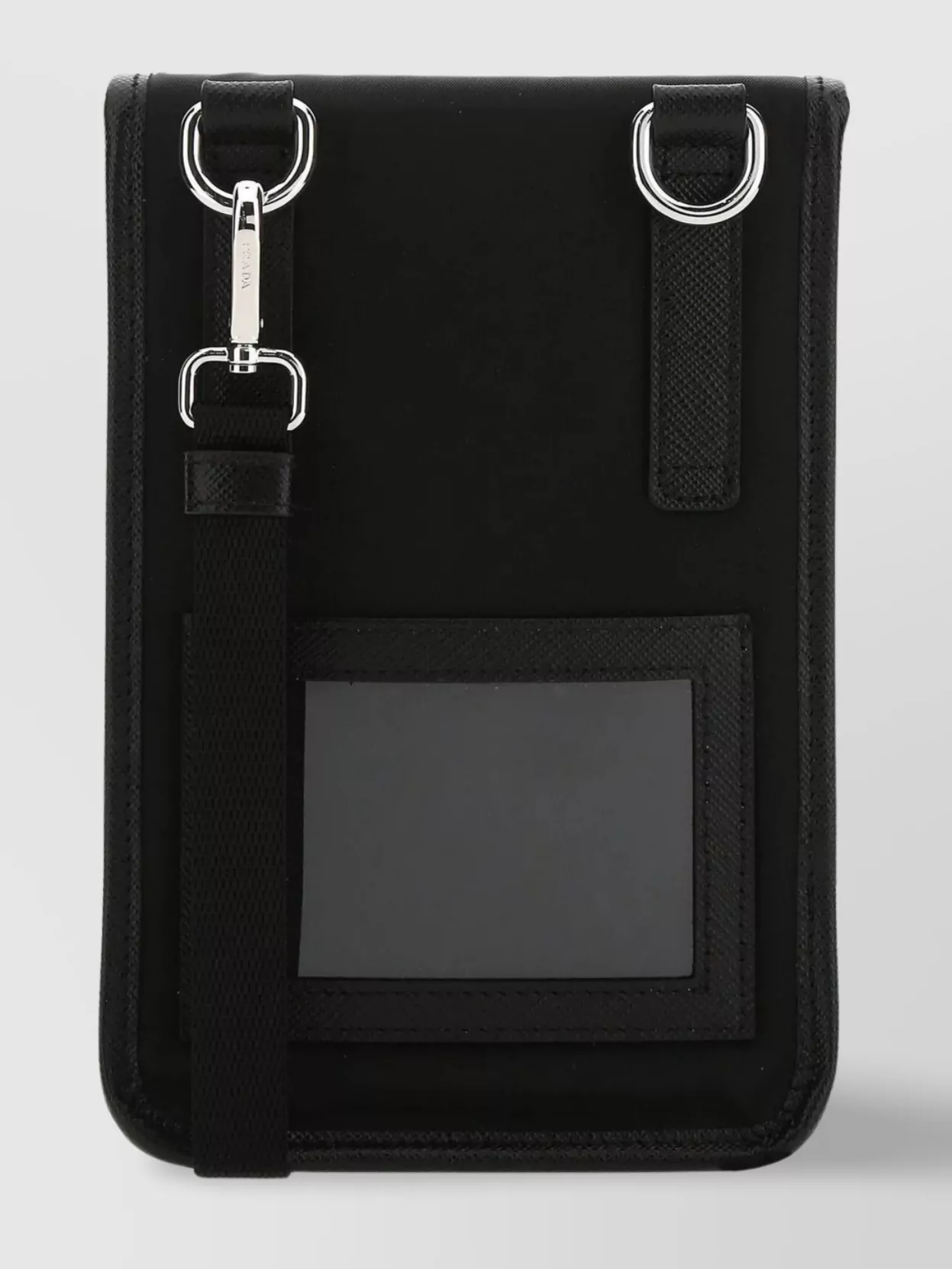 Shop Prada Fabric Shoulder Strap Phone Case