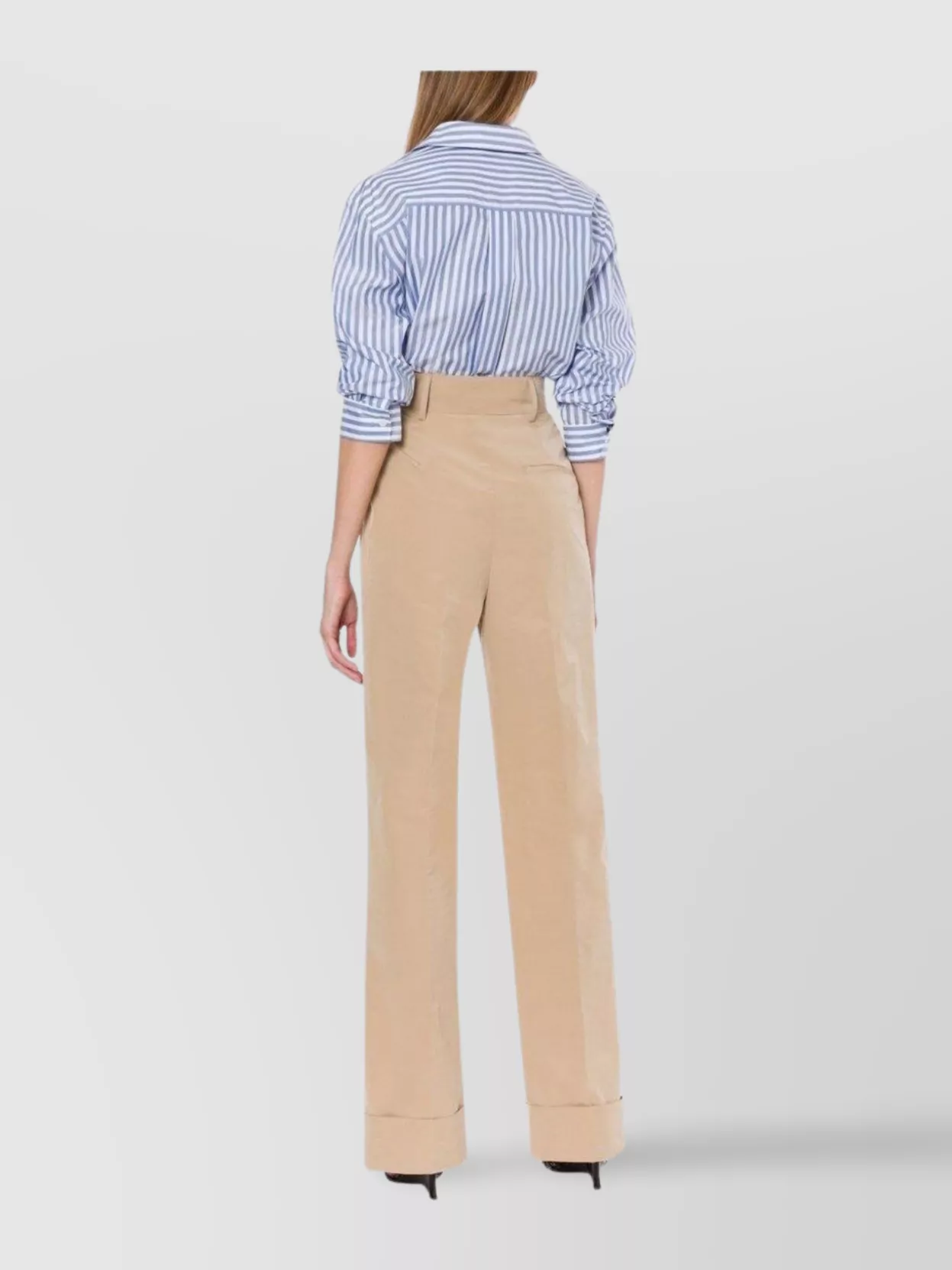 Philosophy Trousers Featuring Belt Loops And Wide Leg