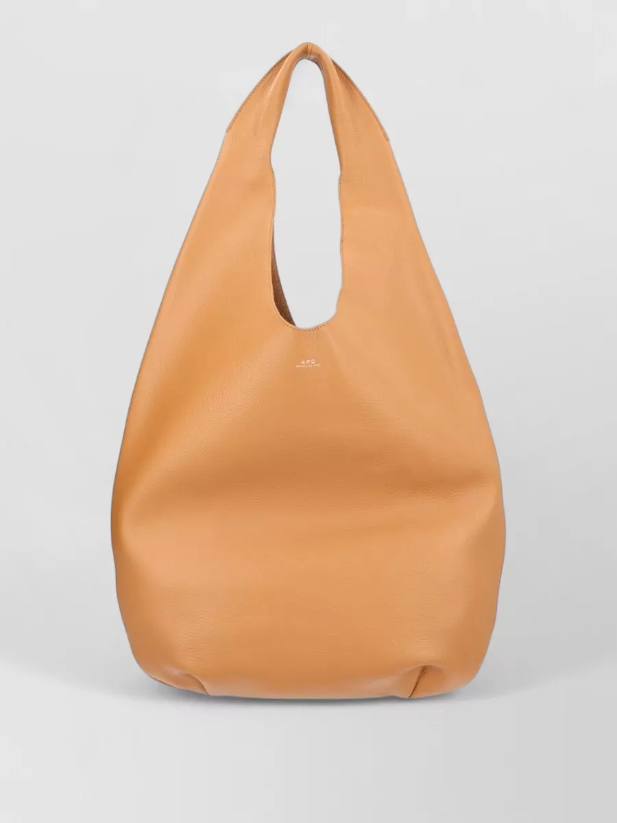 A.P.C. Neige leather tote bag